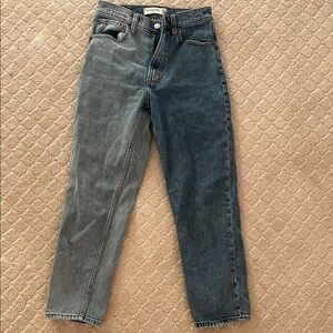 Abercrombie & Fitch Two-Tone Blue Jeans